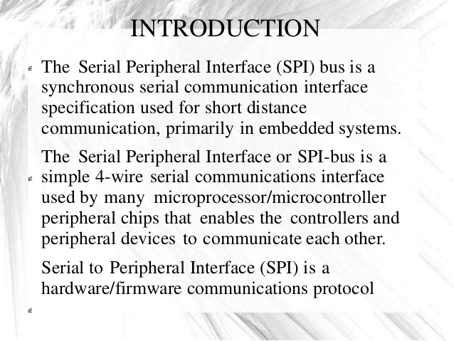Serial Peripheral Interface Protocol